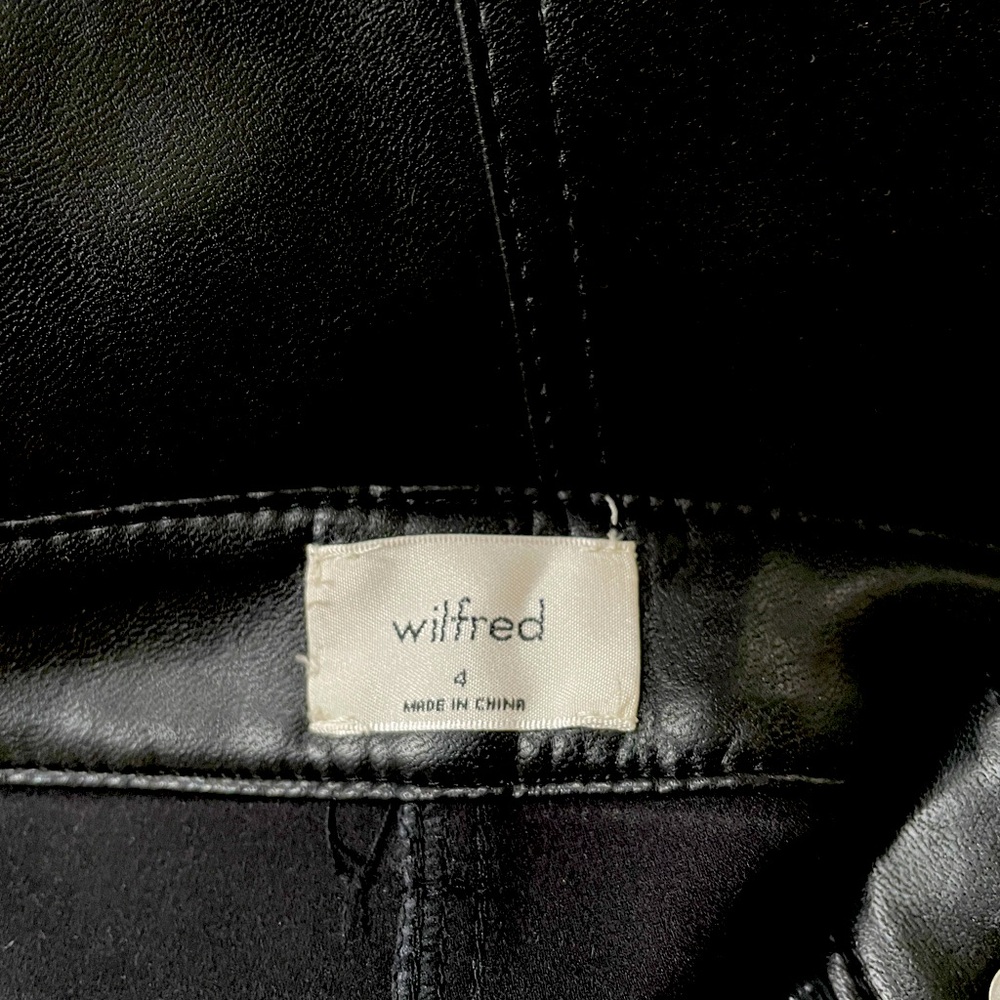 Wilfred vegan leather pants